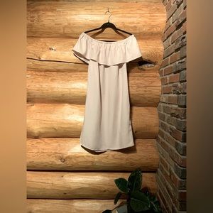 Off The Shoulder Contemporaine Midi Dress